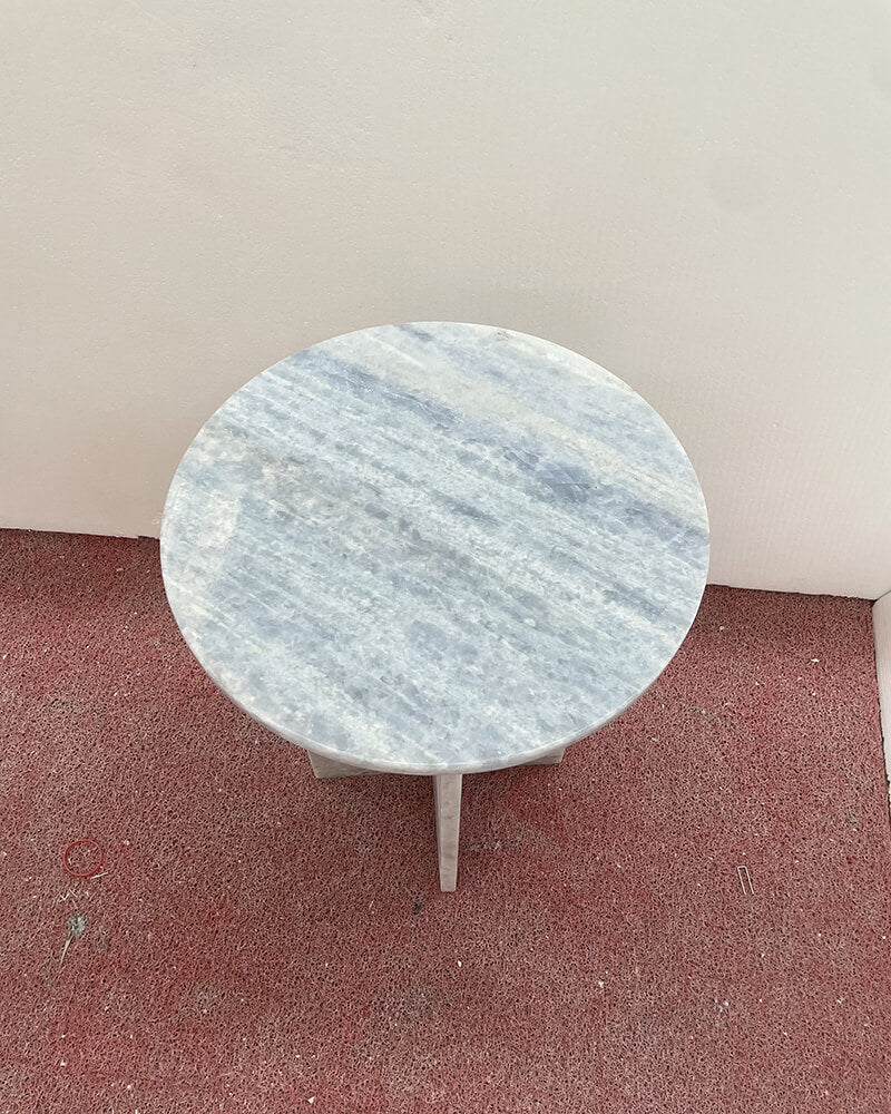Blue Crystal Side Table 2