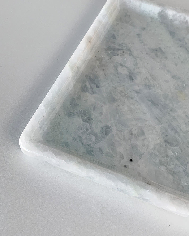 Blue Crystal Square Tray 2