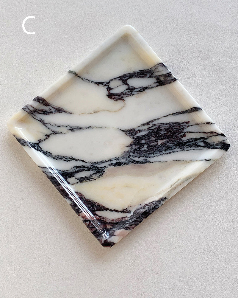Calacatta Viola Polished Square Tray 3
