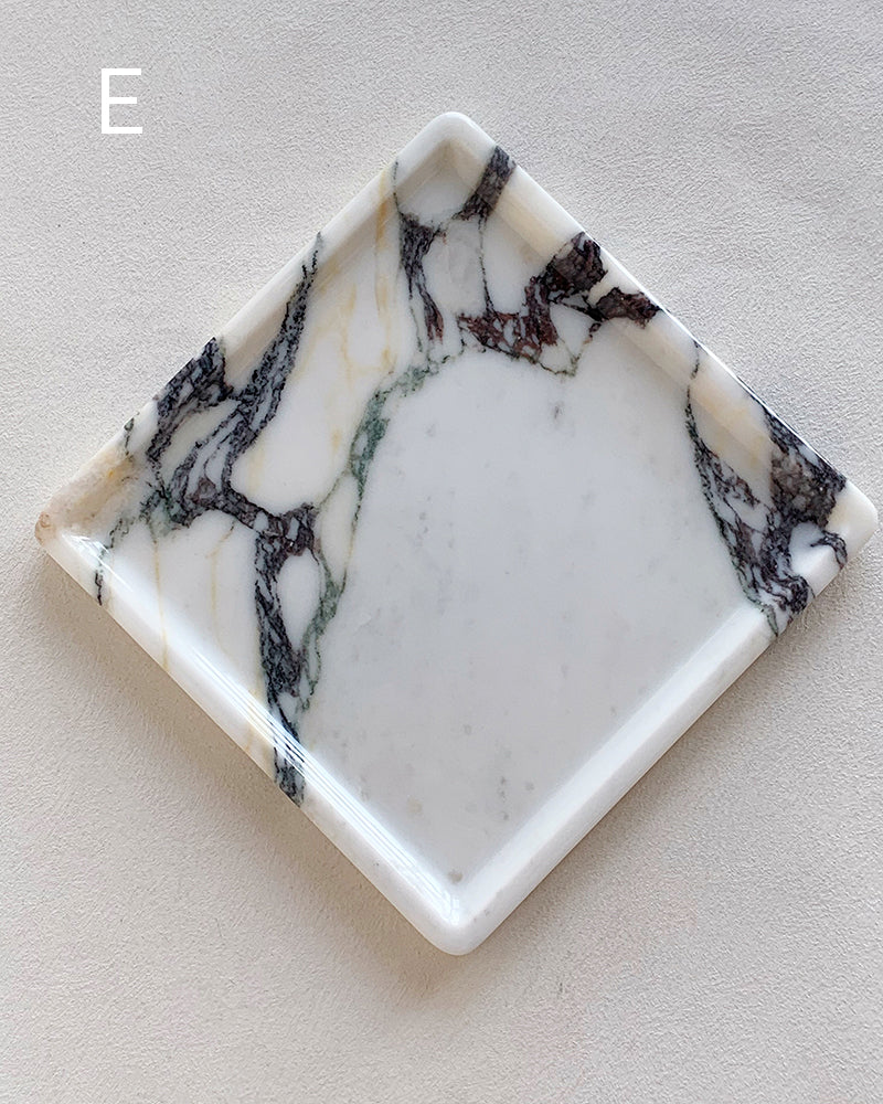 Calacatta Viola Polished Square Tray 5