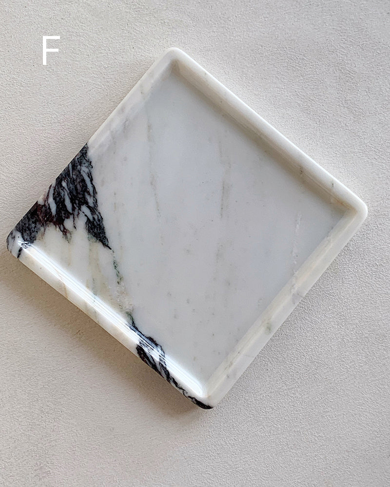 Calacatta Viola Polished Square Tray 6