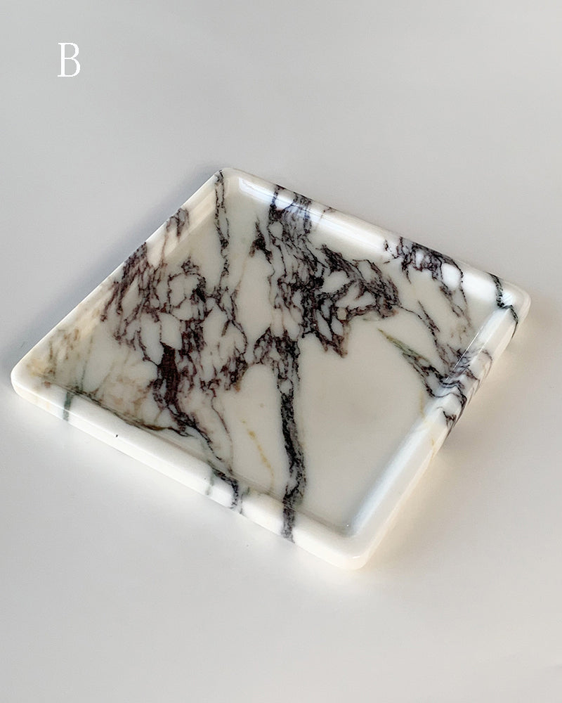 Calacatta Viola Polished Square Tray 8