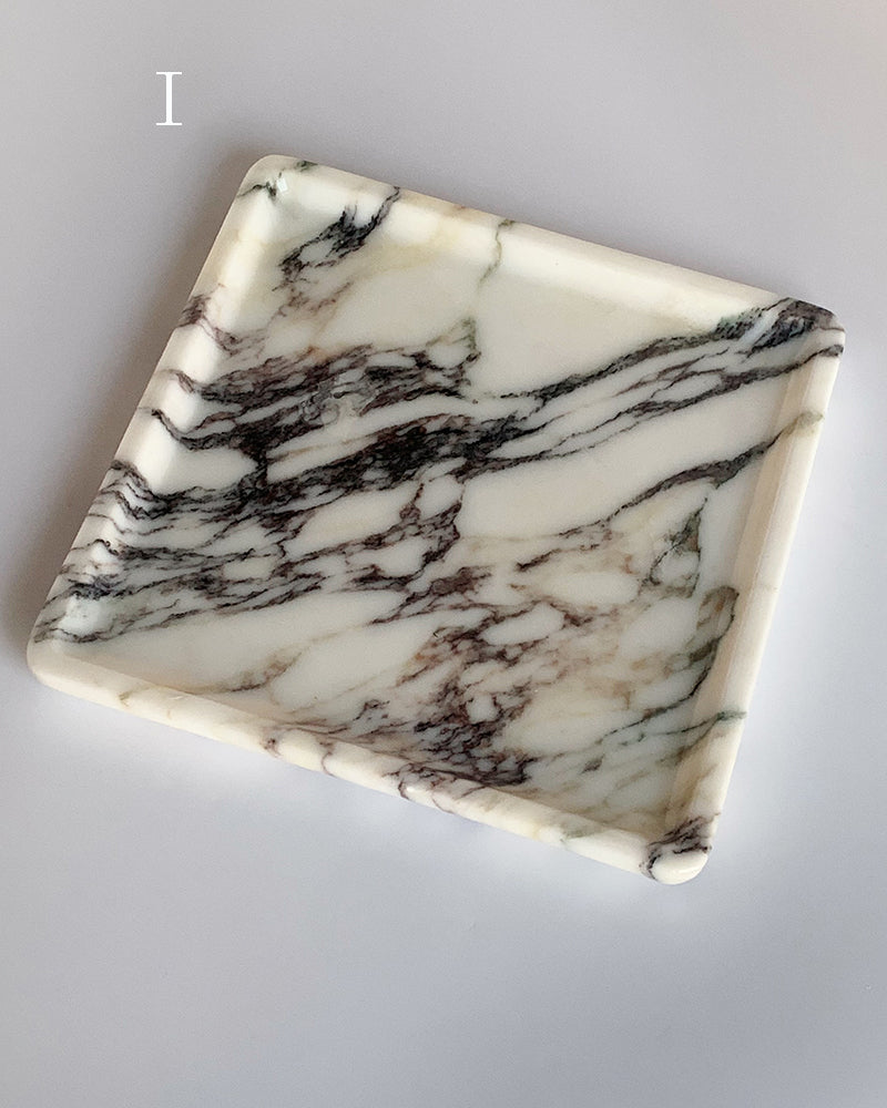 Calacatta Viola Polished Square Tray 9