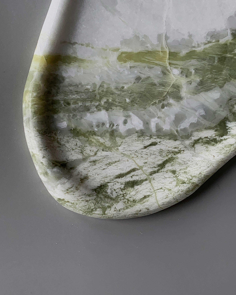 Green Forest Marble Irregular Tray 2