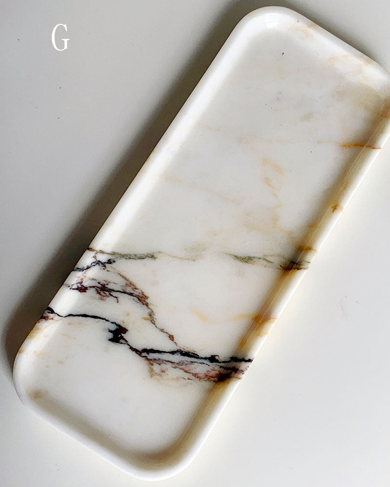Natural Marble Calacatta Viola Rectangle Tray 7