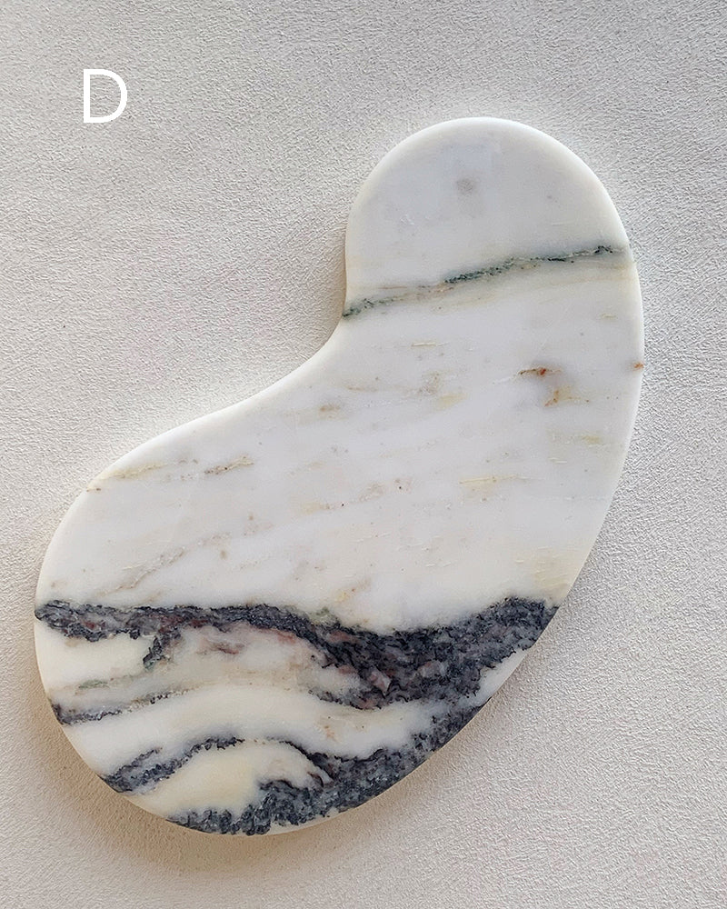 Natural Marble Matte Cashew Tray 4
