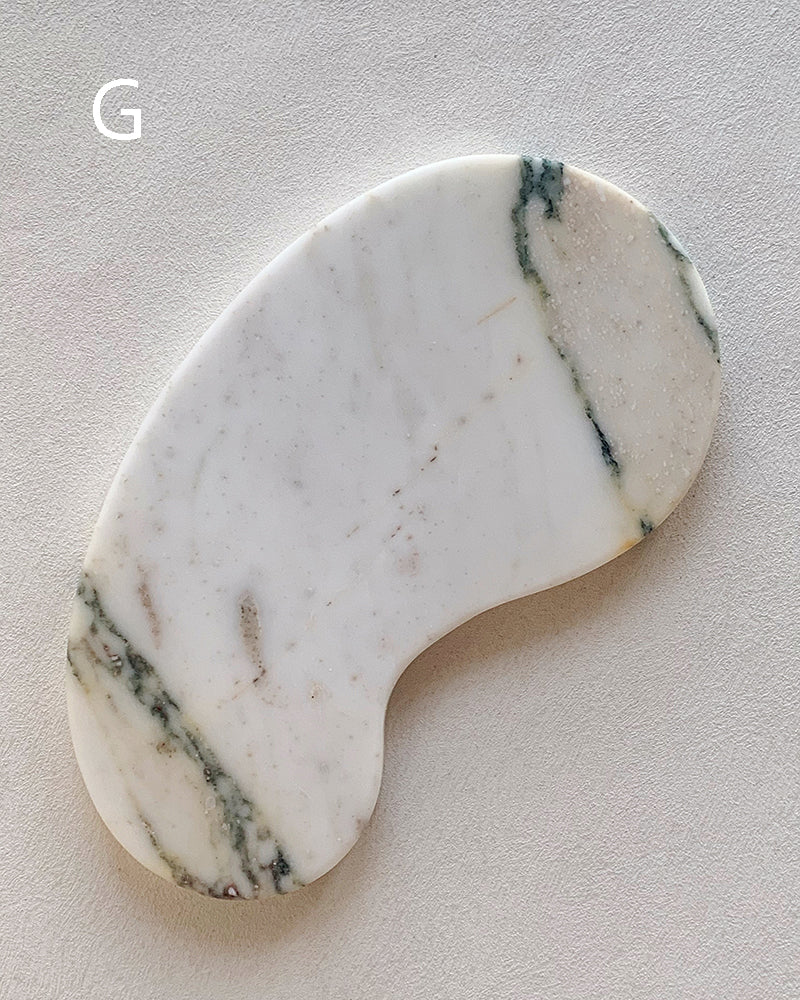 Natural Marble Matte Cashew Tray 7