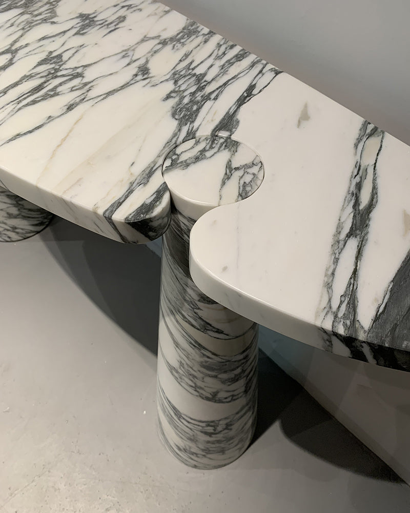 Arabescato Marble Eros Console Table 2