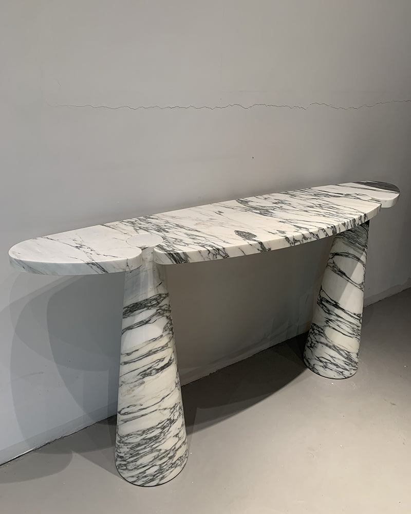 Arabescato Marble Eros Console Table 4