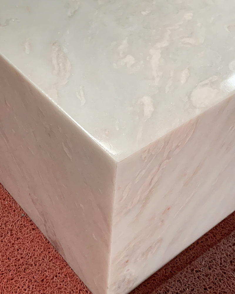 Bianco Royal Marble Plinth Coffee Table 3