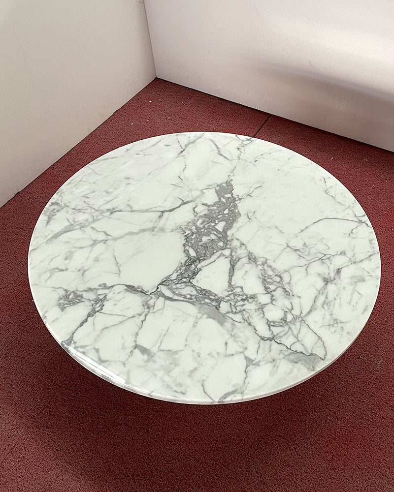Bianco Statuario Venato Round Coffee Table 4