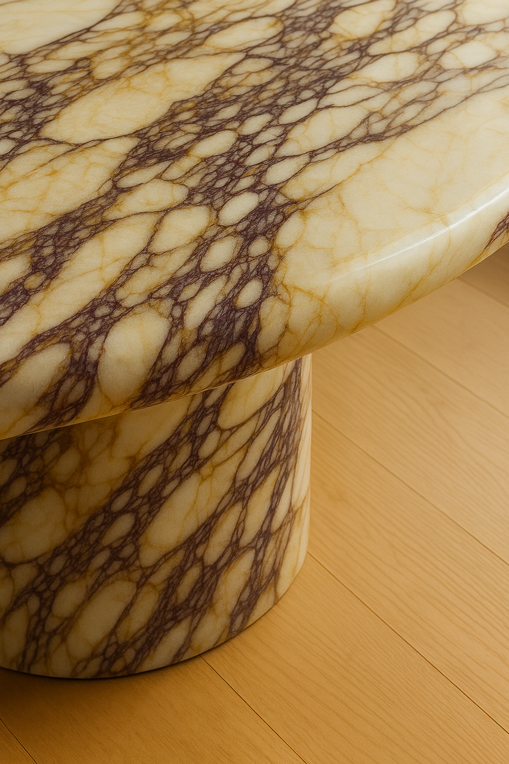 Court Dining Table Viola Calacatta Marble 2