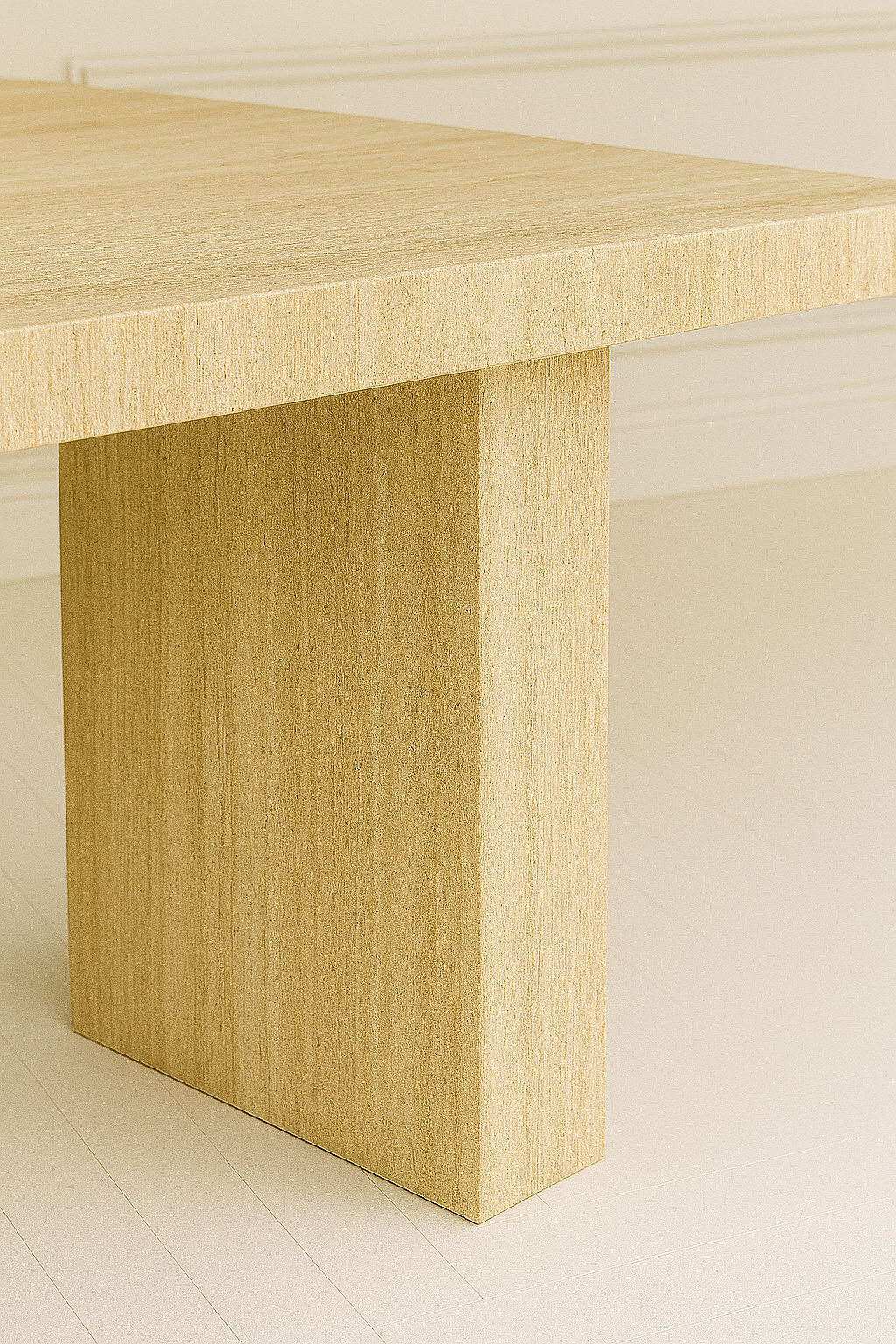 Csachi Dining Table Vein Cut Travertine 2