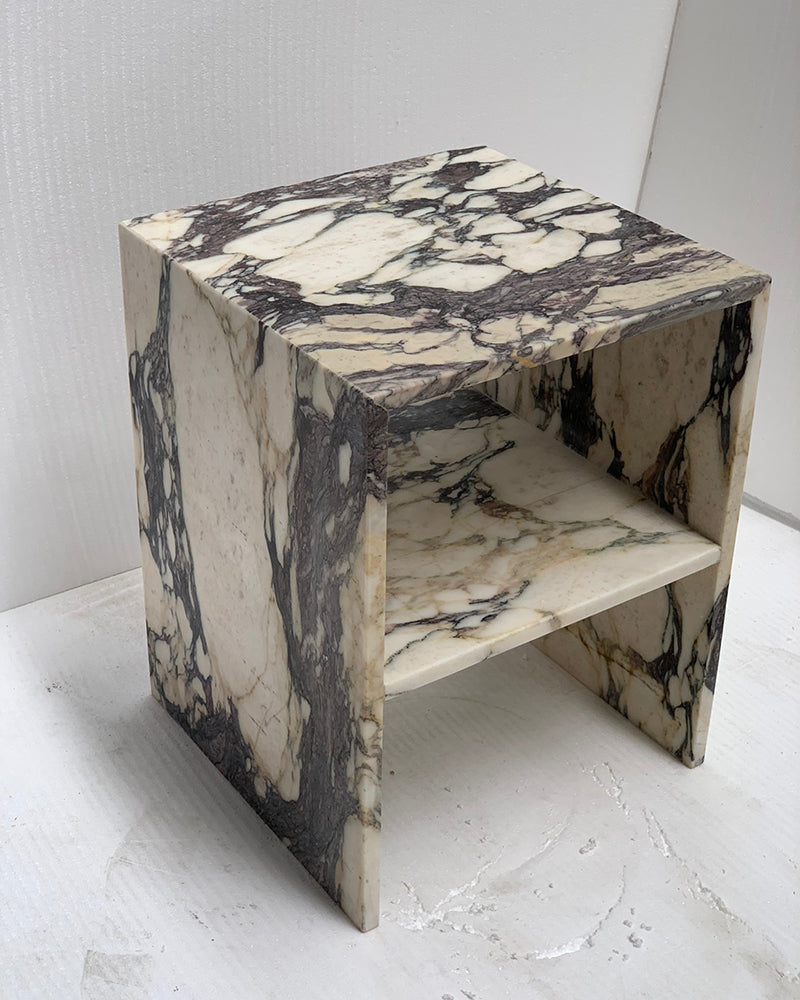 Calacatta Viola Marble Side Table 2