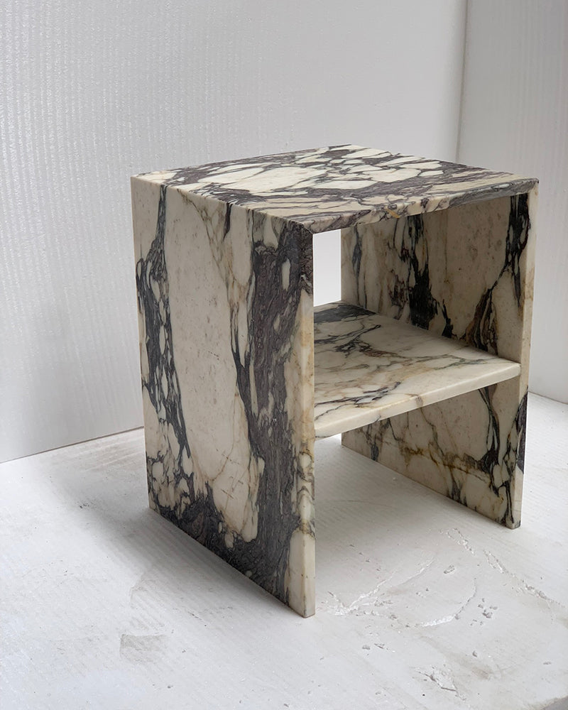 Calacatta Viola Marble Side Table 3