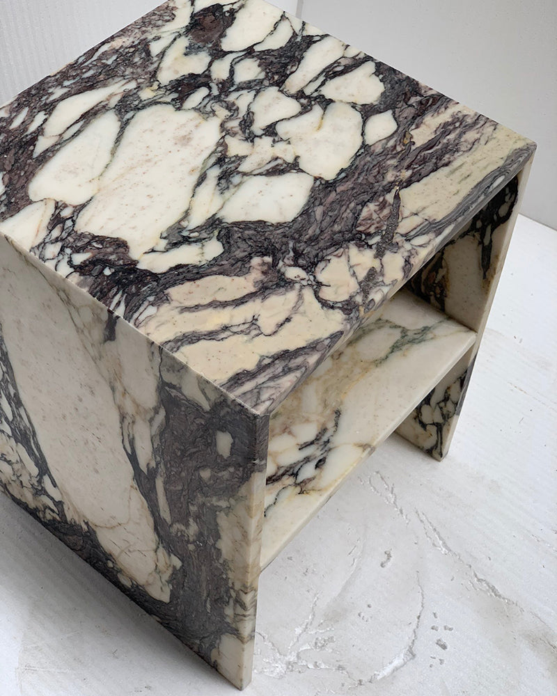 Calacatta Viola Marble Side Table 4
