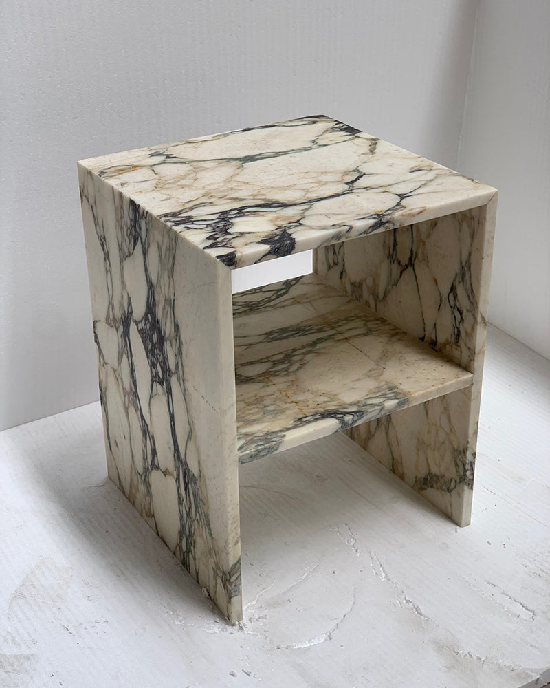 Calacatta Viola Marble Side Table 6