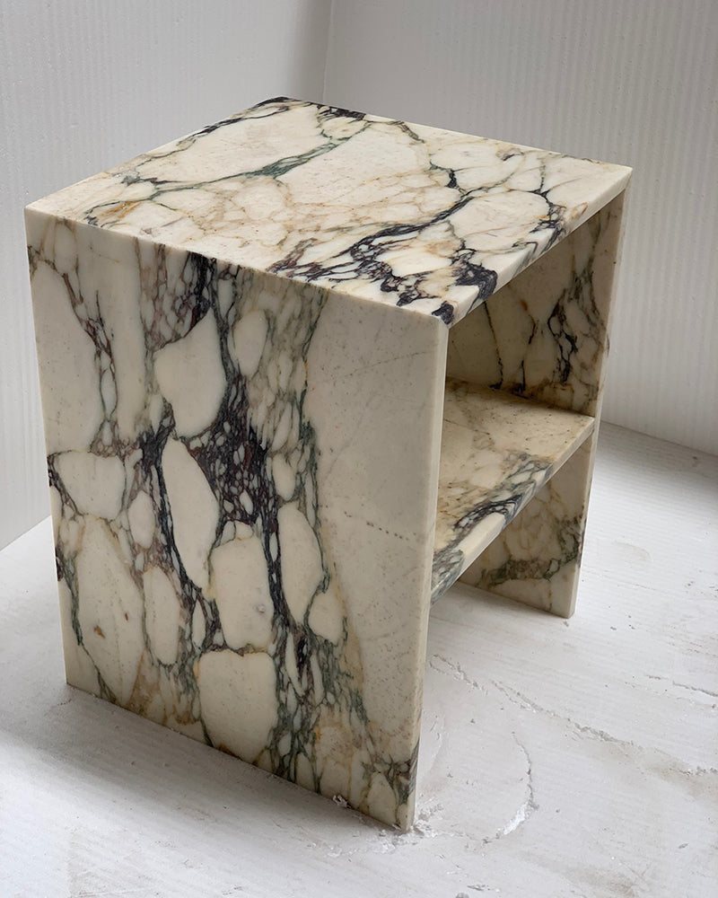 Calacatta Viola Marble Side Table 8