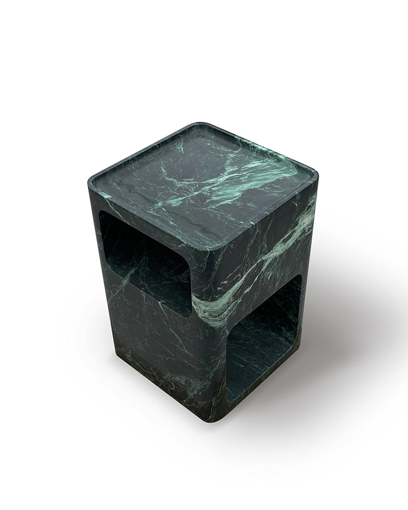 India Green Marble Storage Side Table 3