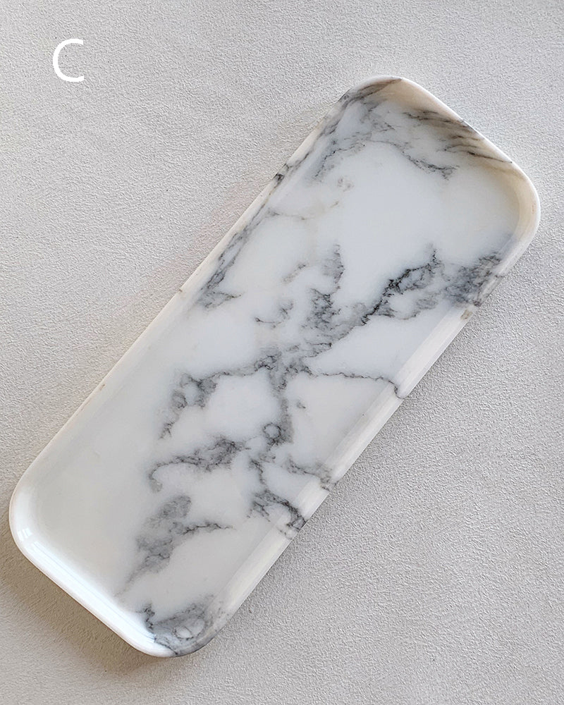 Natural Marble Rectangle Tray 3
