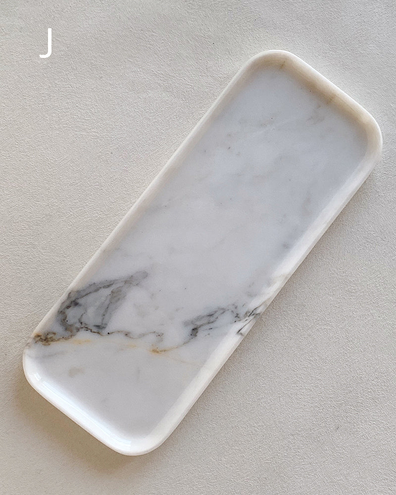 Natural Marble Rectangle Tray 9