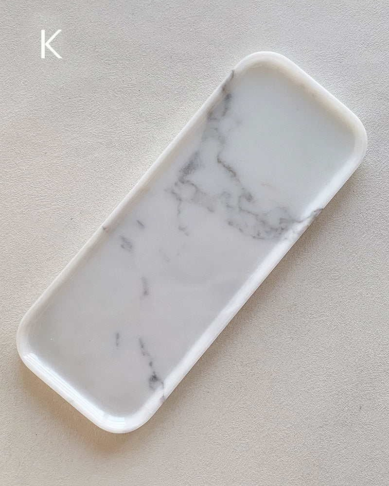 Natural Marble Rectangle Tray 10