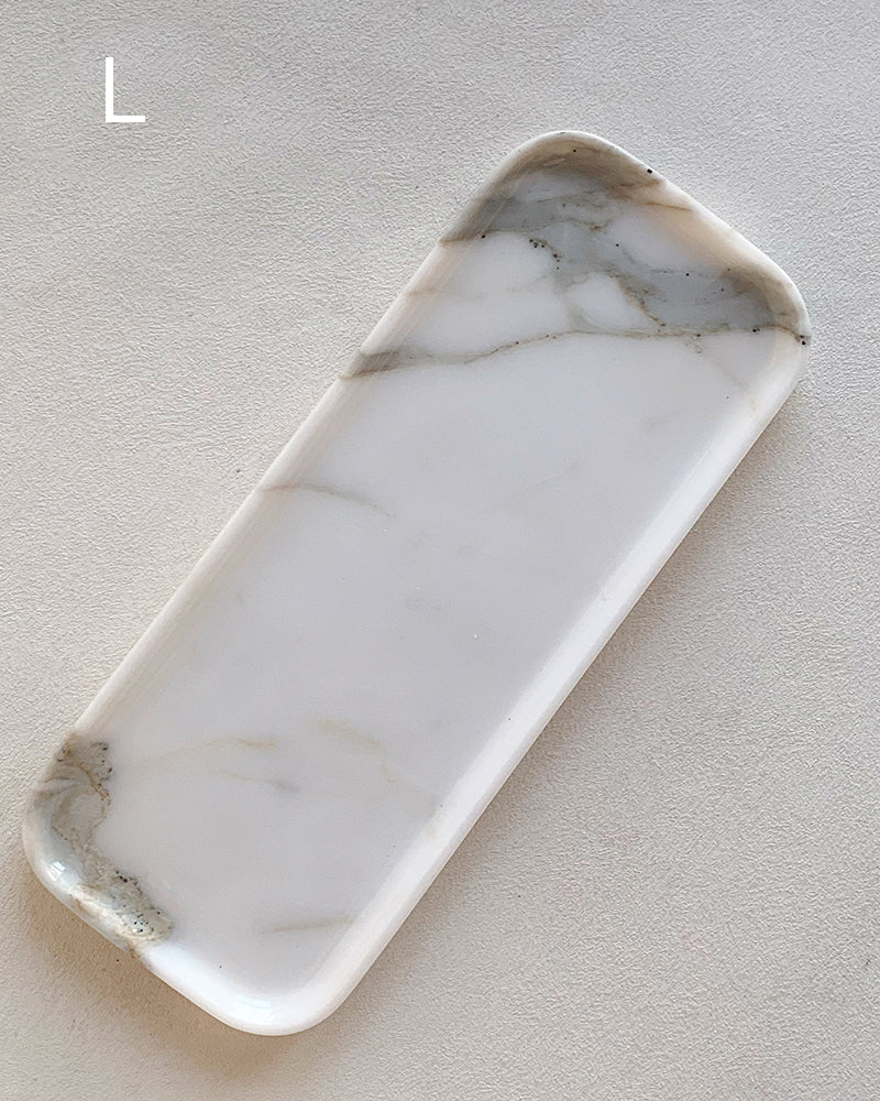Natural Marble Rectangle Tray 11