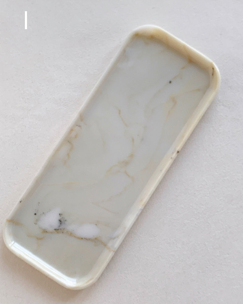 Natural Marble Rectangle Tray 13