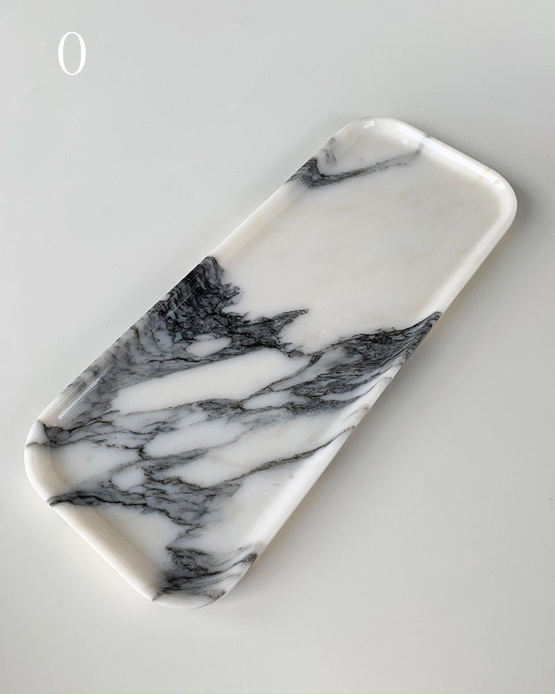 Natural Marble Rectangle Tray 15