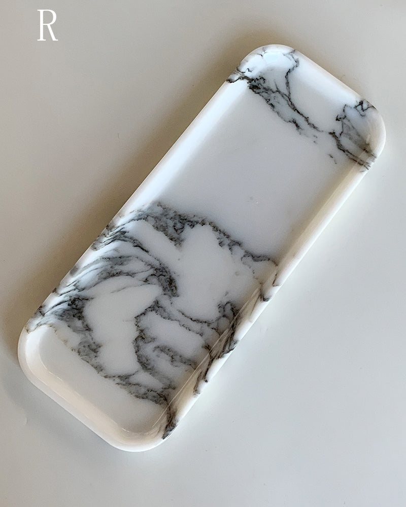Natural Marble Rectangle Tray 18