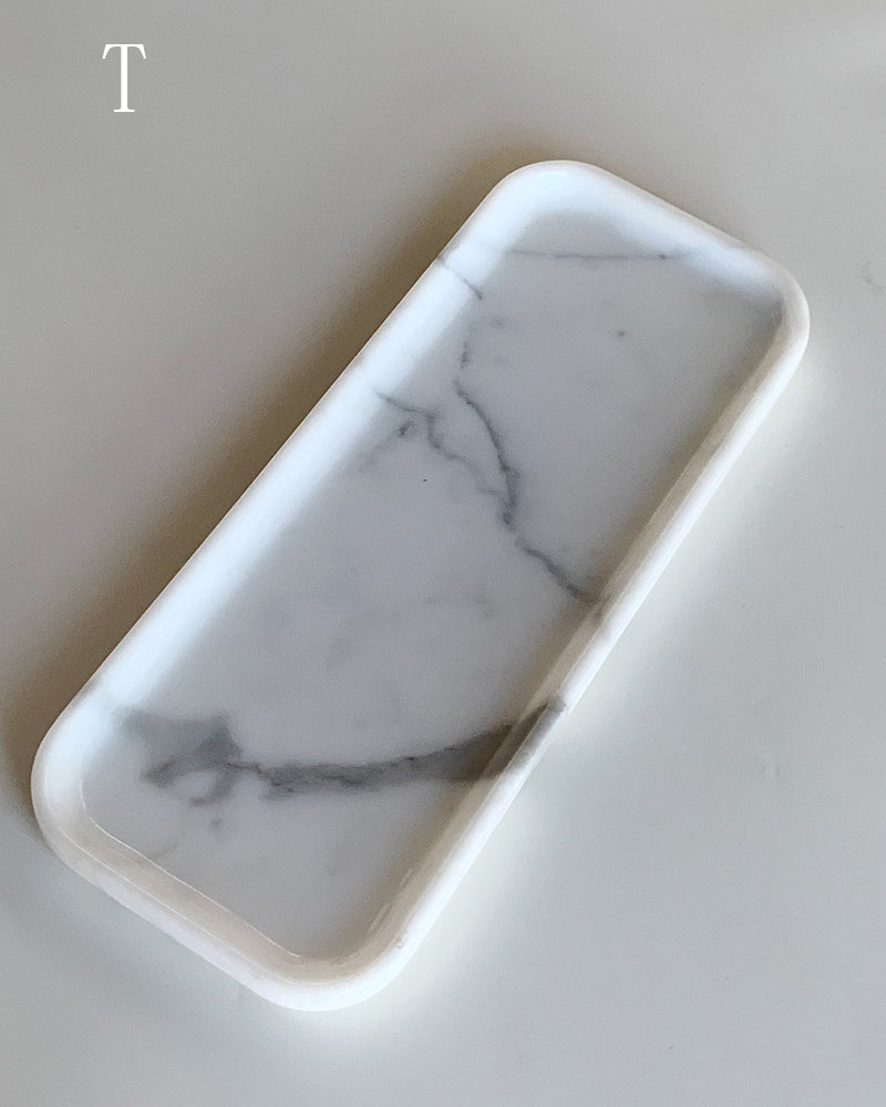 Natural Marble Rectangle Tray 20