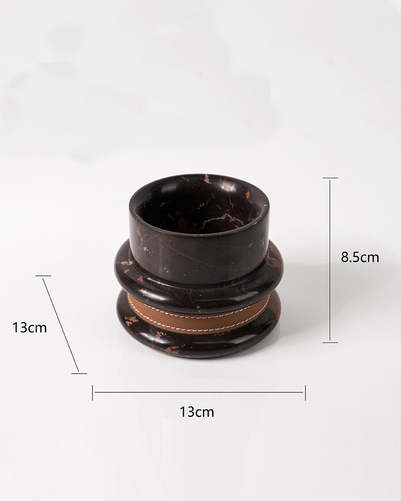 Natural Marble Spiral Candle Holder 5