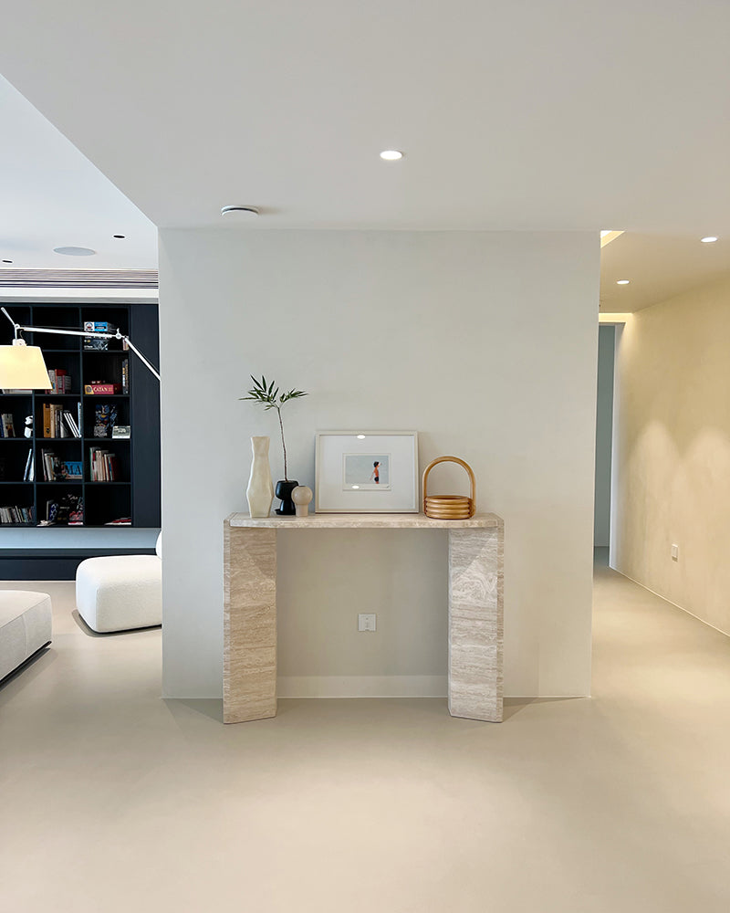 Travertine Marble Console Table 2