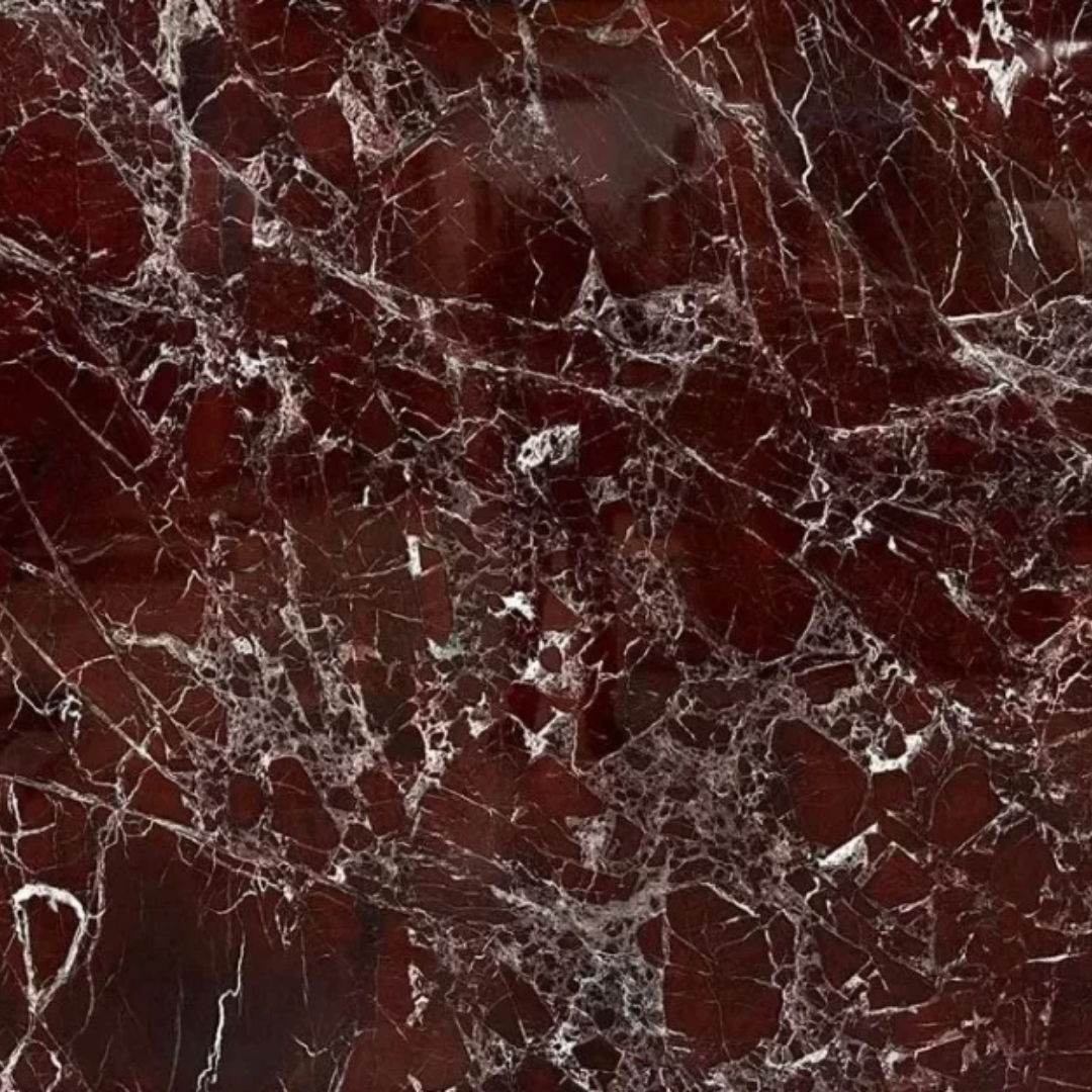 Block Coffee Table Rosso Levanto Marble 4