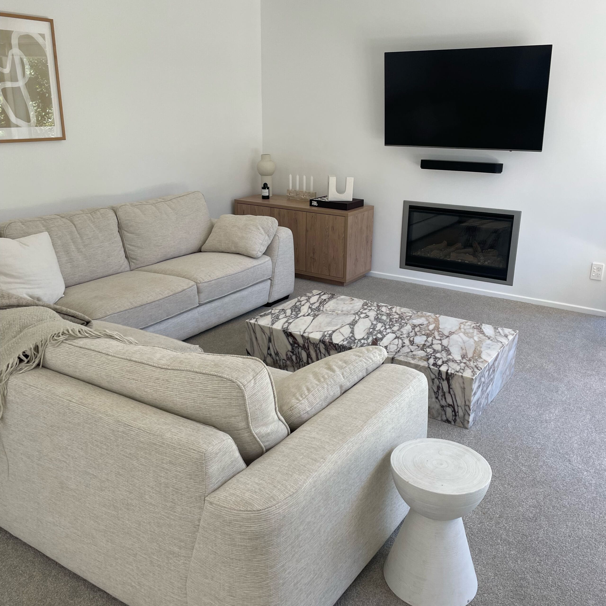 Block Coffee Table Viola Calacatta Marble 4