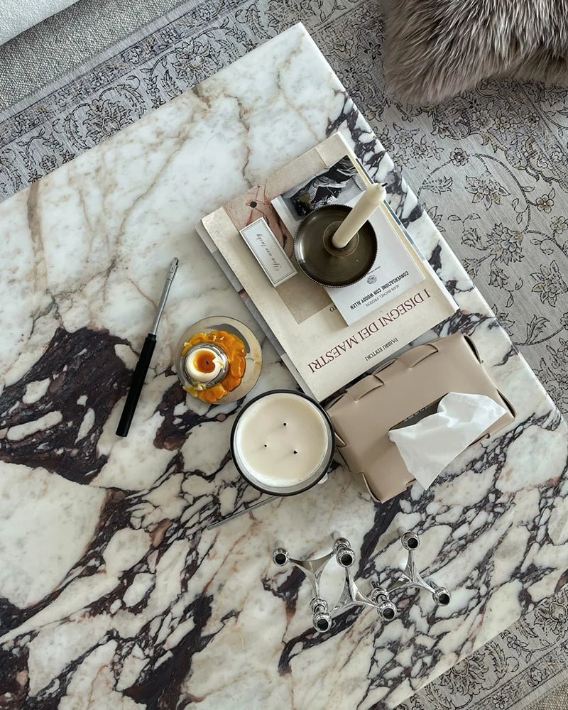 Natural Marble Square Coffee Table 2