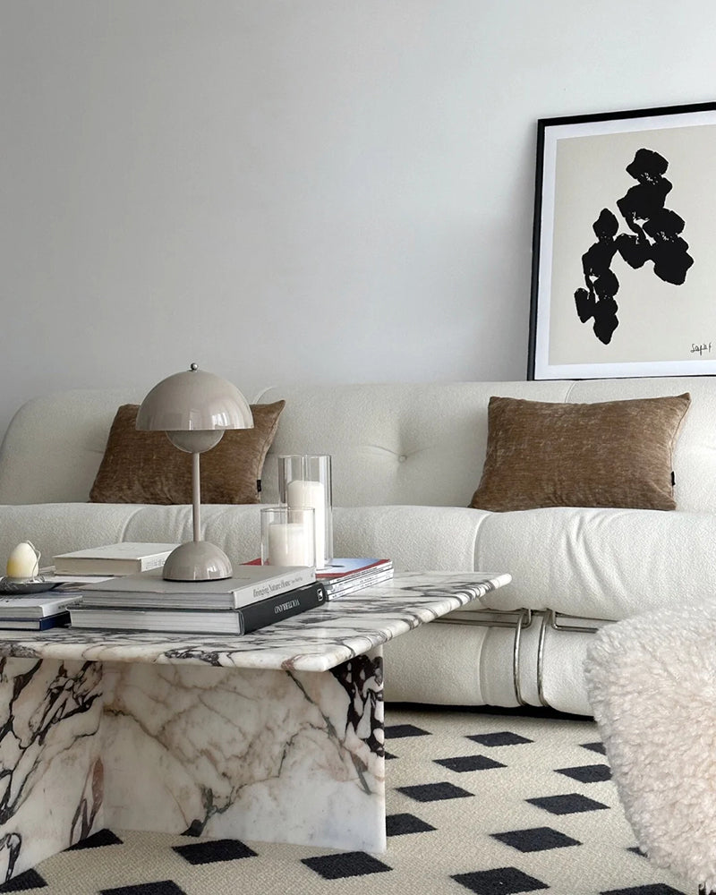 Natural Marble Square Coffee Table 3