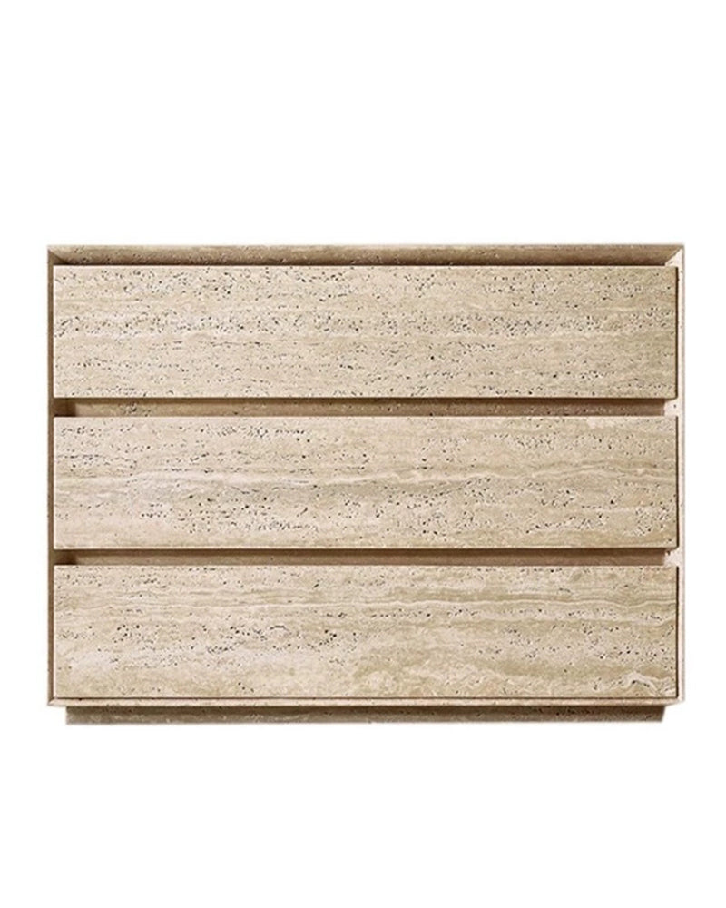Natural Beige Travertine Multi Layer Storage Cabinet 3