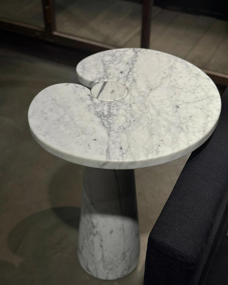 Natural Marble Carrara Eros Side Table 3