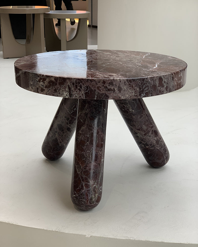 Natural Rosso Levantine Claw Side Table 2