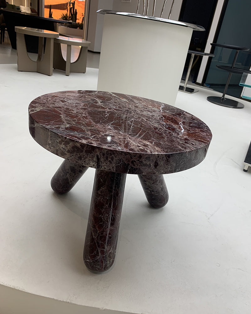 Natural Rosso Levantine Claw Side Table 3
