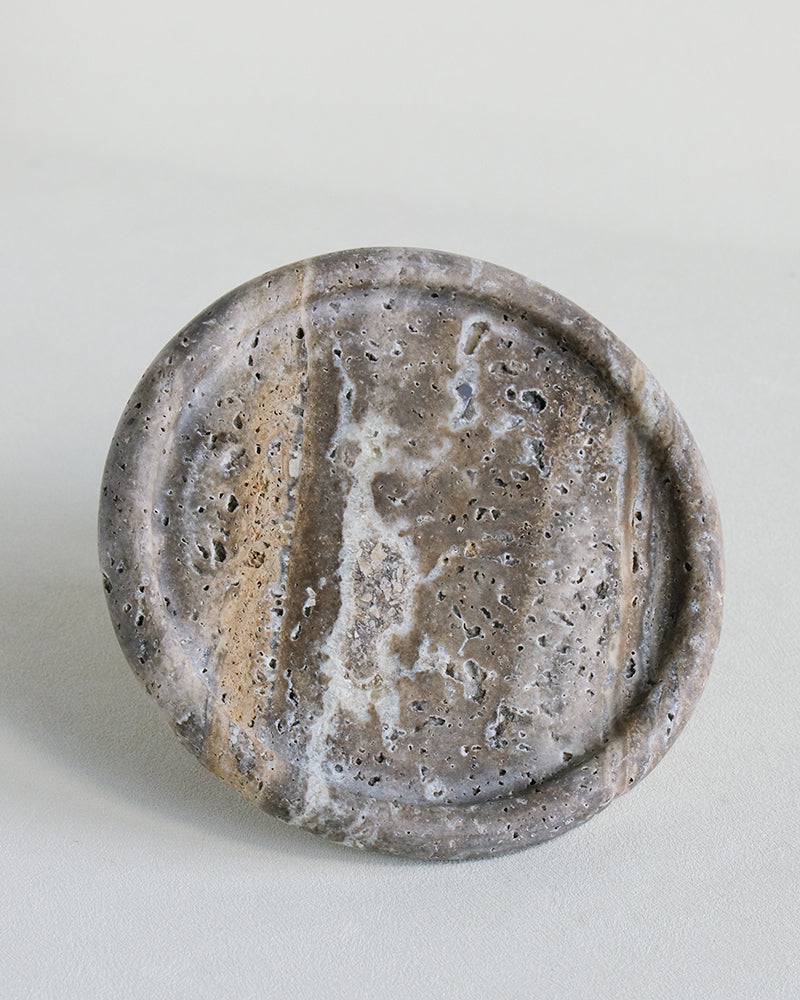 Silver Travertine Marble Tray 7