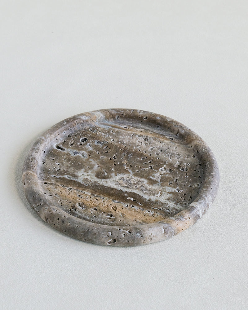 Silver Travertine Marble Tray 9