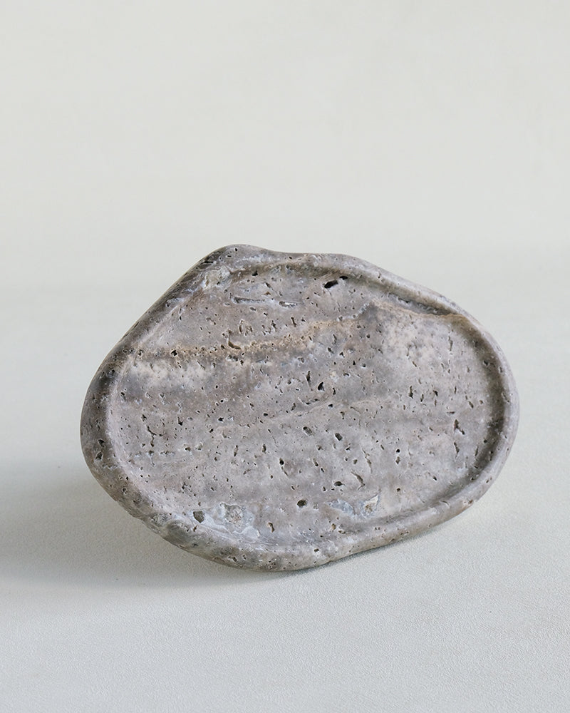 Silver Travertine Marble Tray 10