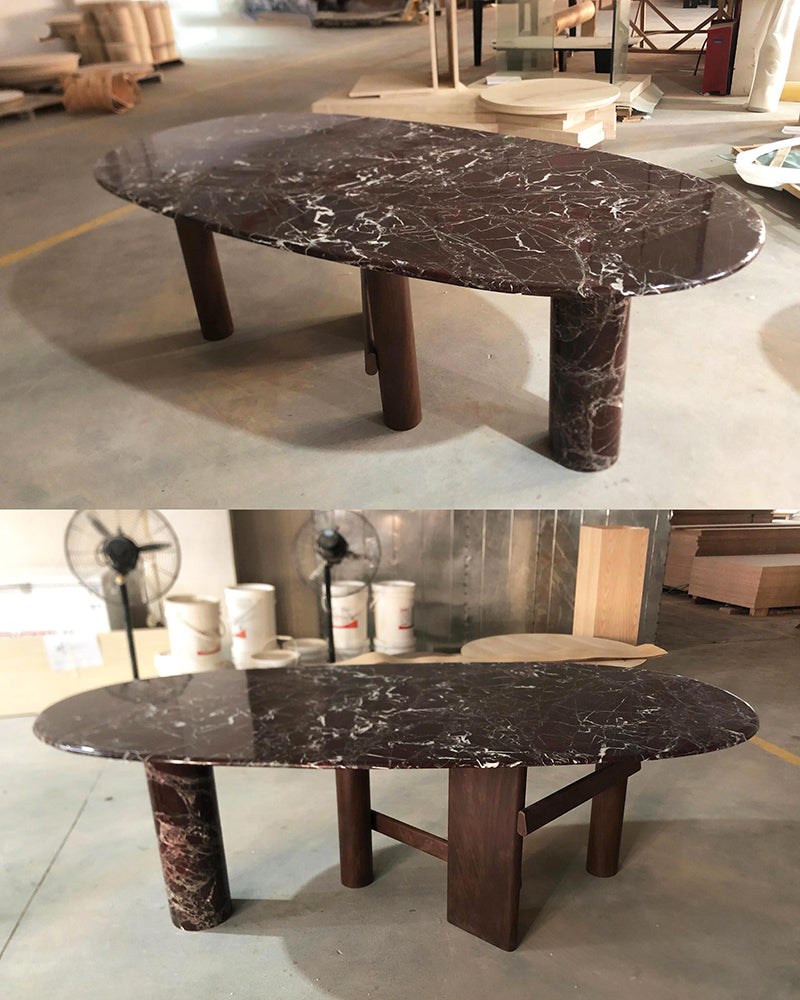 Natural Marble Sengu Dining Table 3