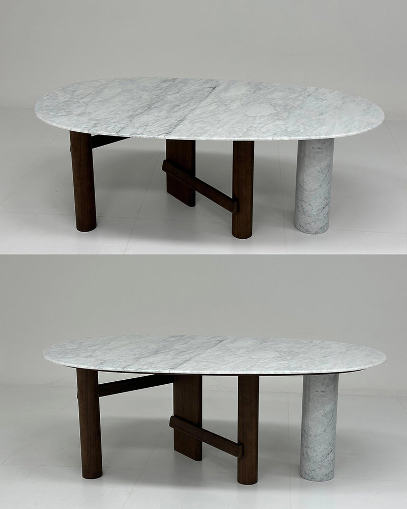 Natural Marble Sengu Dining Table 6