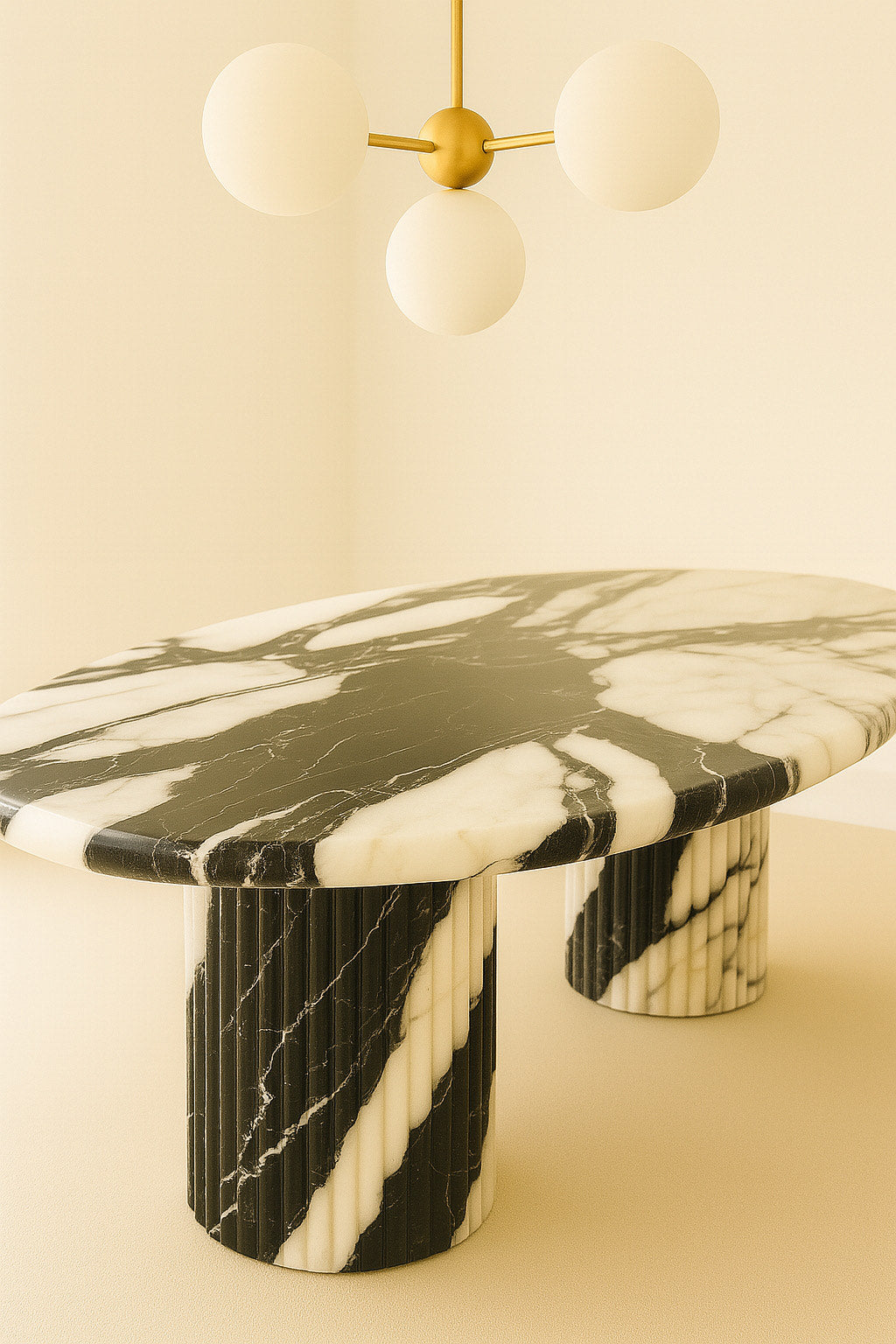 Oval Dining Table Panda 2